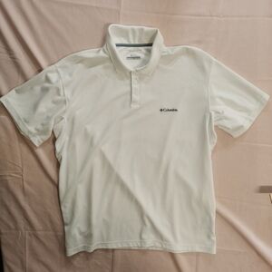 Columbia Omni-Shade Sun Protection Short Sleeve White Polo Shirt XXL